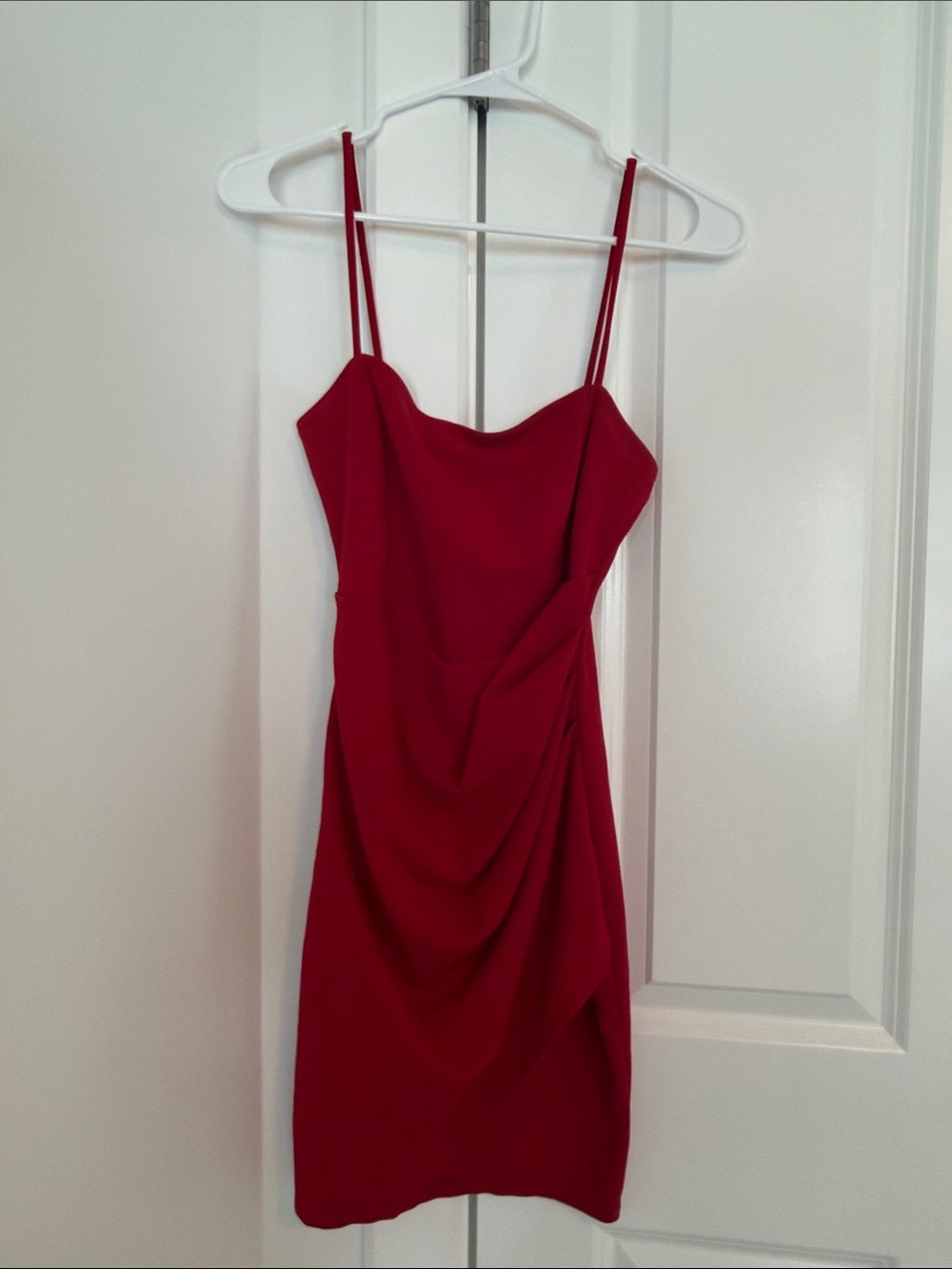 Windsor Red Spaghetti-Strap Mini Dress